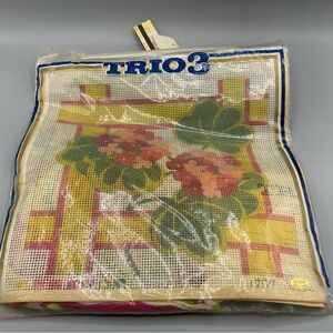 Floral Needlepoint Kit - Multicolor